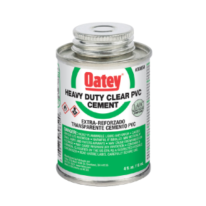 Oatey Heavy Duty Clear PVC Cement Quart