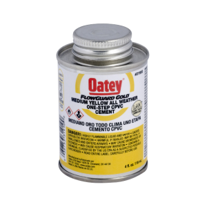 Oatey Yellow All Weather CPVC Cement 4 Oz