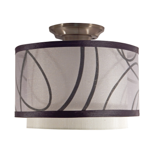 5″ Satin Nickel Base with Acrylic Plate
