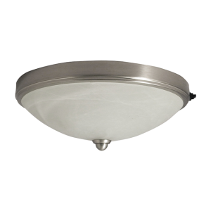 Economy 10″ LED Satin Nickel Dinette Light takes Glass