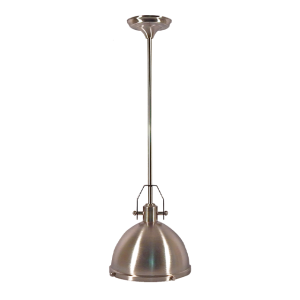 26″ LED Pendant Satin Nickel with Cone Base
