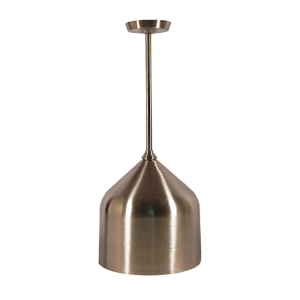 18″ LED Uno Pendant Satin Nickel Textured Black