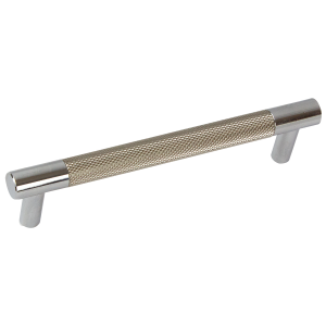 Satin Nickel with Chrome Ends