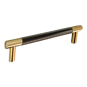 Gunmetal with Gold Ends