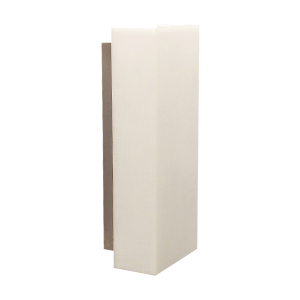 Rectangle Sconce Satin Nickel Accent