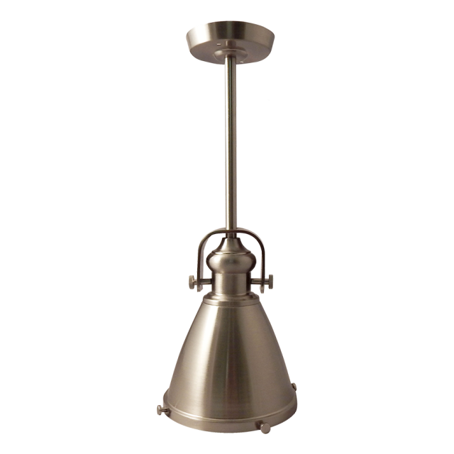 LED Satin Nickel Pendant