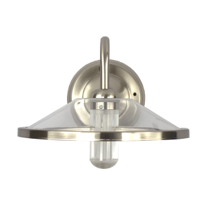 LED Satin Nickel Sidewall with U Stem & Acrylic Module