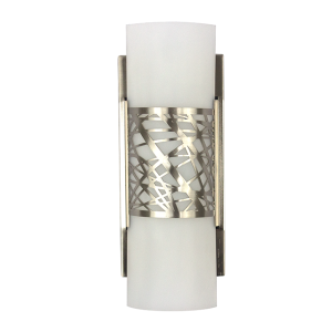 Satin Nickel LED Wall Sconce Base takes Lens
