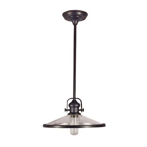 22″ Textured Black LED Pendant with Acrylic Module