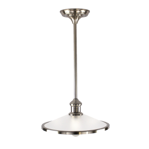 20″ Satin Nickel LED Pendant with Acrylic Mod & No Bracket