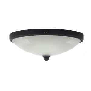 Economy 10″ LED Dinette Light Textured Black takes Glass
