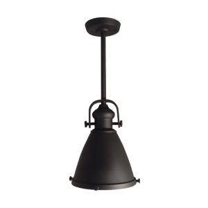 6″ LED Pendant Textured Black