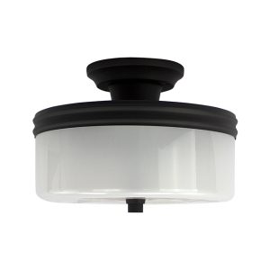 Matte Black Dinette with Acrylic Shade