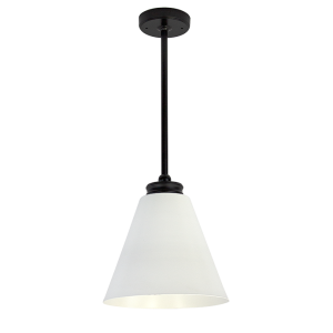 22″ Textured Black Pendant