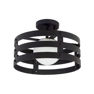 Textured Black Hoop Dinette