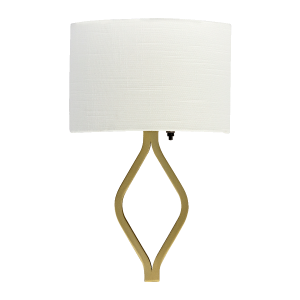 Champagne Gold Sidewall with Linen Shade