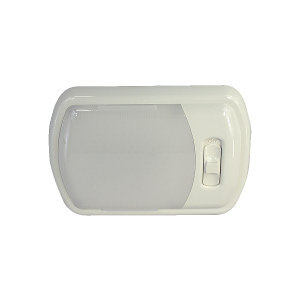 Single LED with White Lens