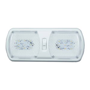 18 Chip Double Pancake LED Clear Lens