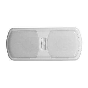 Double LED with White Lens