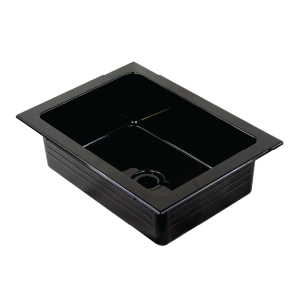 Plastic Lavatory/Kitchen Sink – Black